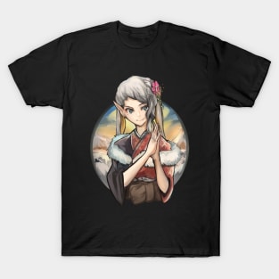 New Year Elf Kimono T-Shirt